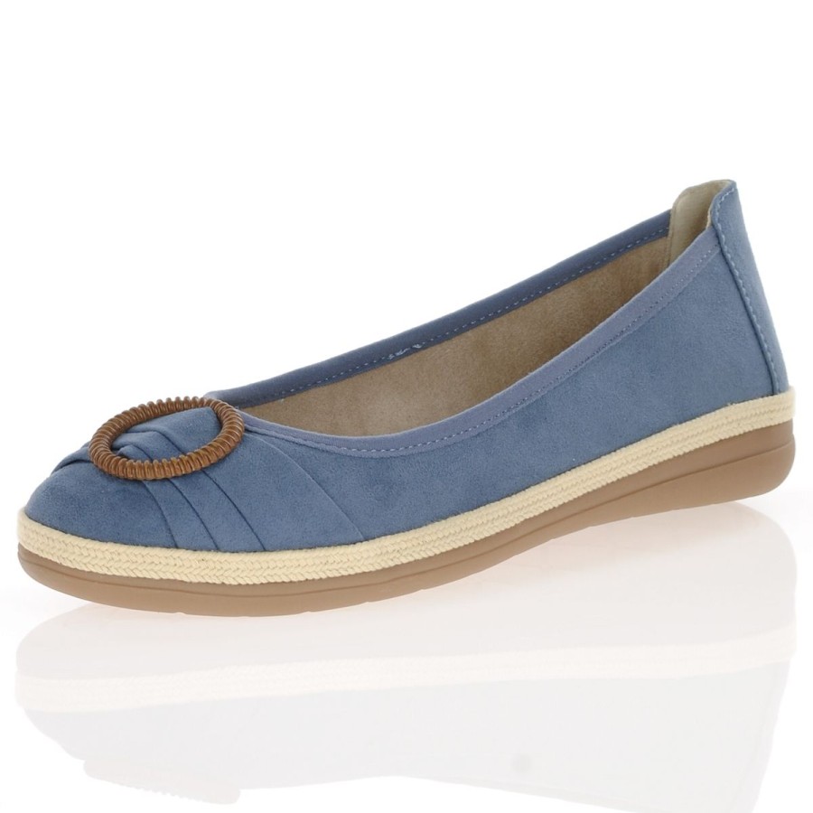 Shop By Style Jana | Jana -Flat Pumps Denim Blue - 22161