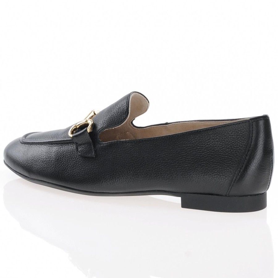 Shop By Style Paul Green | Paul Green - Leather Loafers Black - 2596