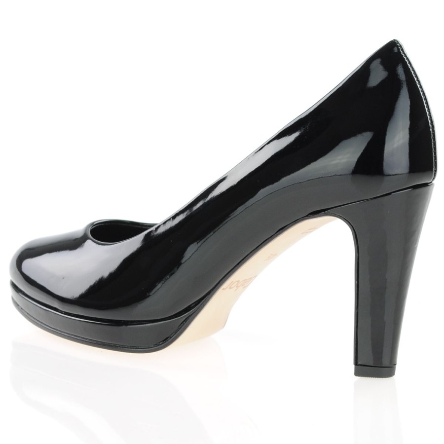 Shop By Style Gabor | Gabor - Splendid Platform Heeled Pumps Black - 270.77