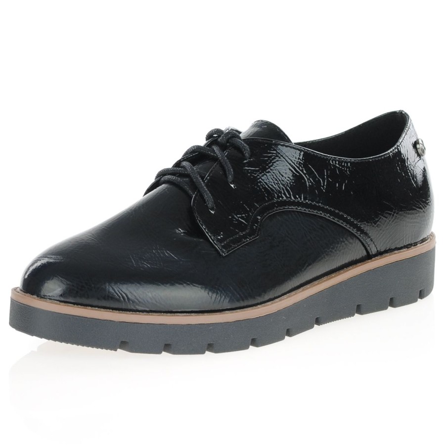 Shop By Style Xti | Xti - Vegan Brogues Black Patent - 141563