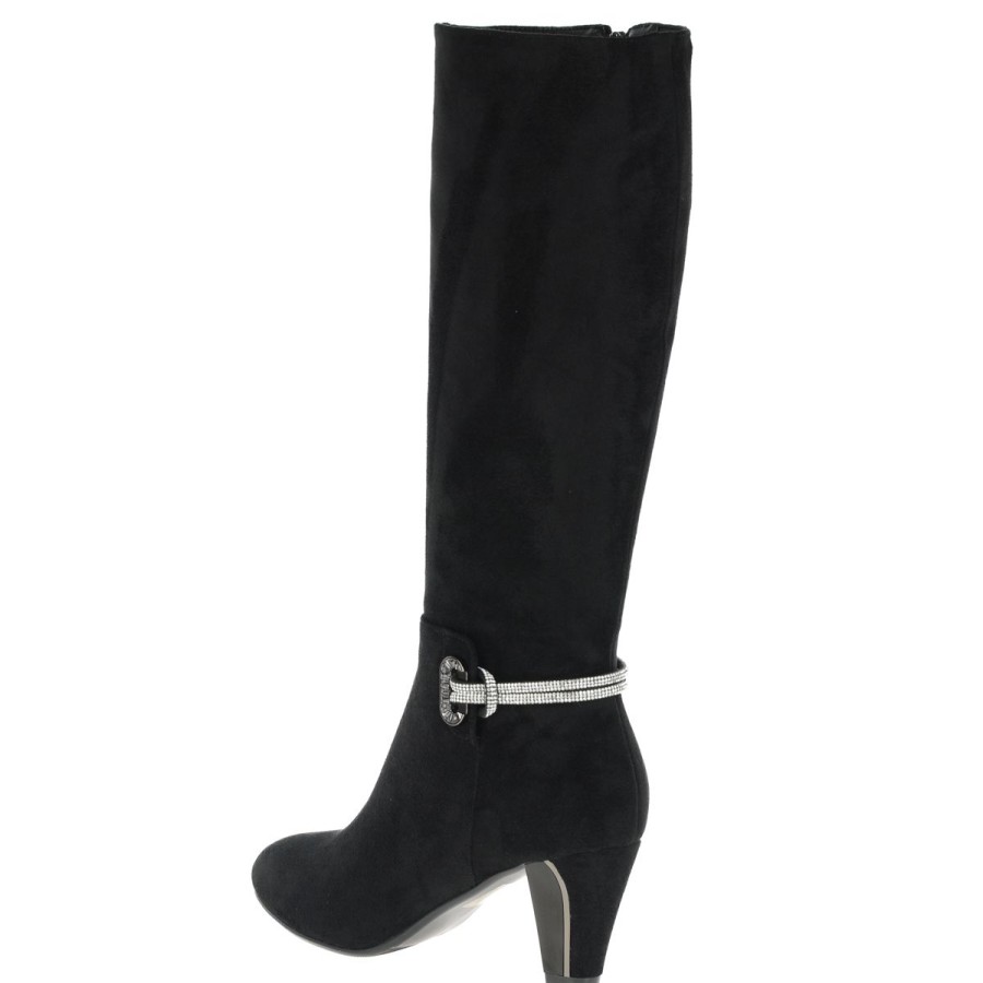 Shop By Style Susst | Susst - Dixie Heeled Long Boots, Black