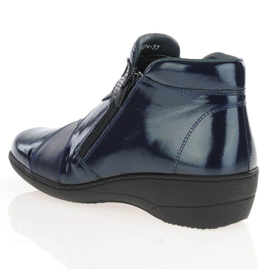 Shop By Style Softmode | Softmode - Clara Water-Resistant Ankle Boots, Navy