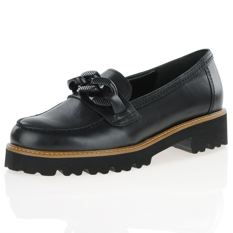 Shop By Style Gabor | Gabor - Leather Loafers Black - 240.27